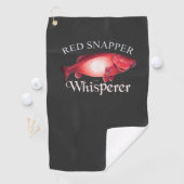 Golf Serviette de pêche foncée Whisperer (En situation)