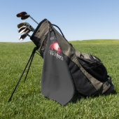 Golf Serviette de pêche foncée Whisperer (Vert)