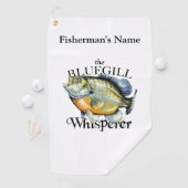 Golf Serviette de pêche légère Bleue Personnelle Whispe (En situation)