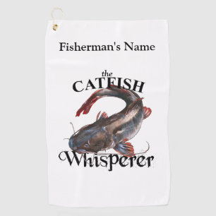 Golf Serviette de pêche légère de poisson-crapaud perso