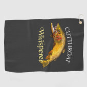 Golf Serviette de pêche Whisperer à la truite fardée (Horizontal)