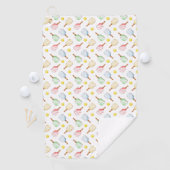 Golf Serviette de pickleball « Partout raquette et ball (En situation)