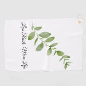 Golf Serviette de plage Less Rush More Life (Horizontal)