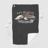Golf Serviette de poisson esturgeon Whisperer (En situation)