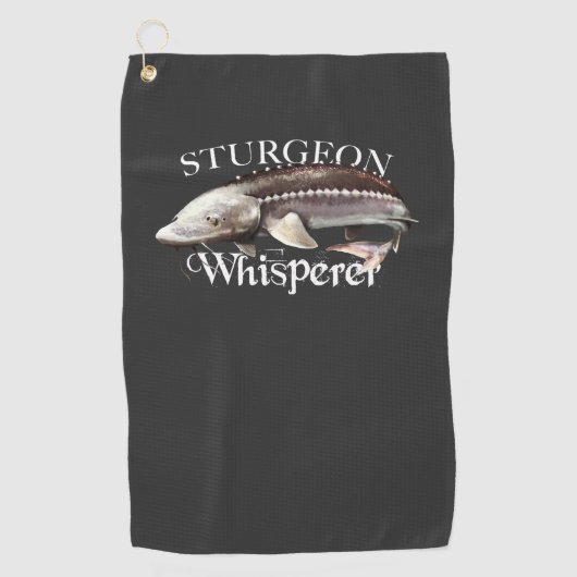 Golf Serviette de poisson esturgeon Whisperer (Devant)