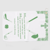 Golf Serviette de sac à bienheureuse pour les golfeurs (Horizontal)