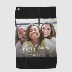 Golf Serviette de sport personnalisée avec noms et phot
