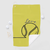 Golf Serviette de sueur de tennis "Love" (En situation)