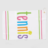 Golf Serviette de tennis colorée (Horizontal)