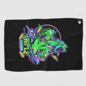 Golf Serviette de tournoi triple (Horizontal)