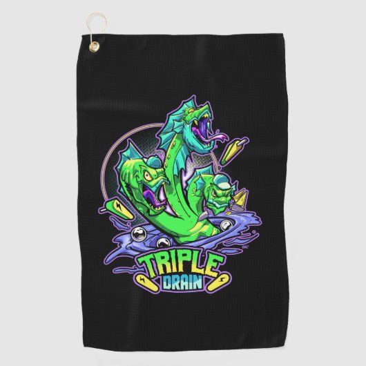 Golf Serviette de tournoi triple (Devant)