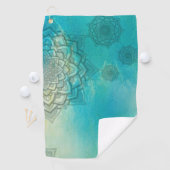 Golf Serviette de yoga avec sac clip art (En situation)