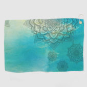 Golf Serviette de yoga avec sac clip art (Horizontal)