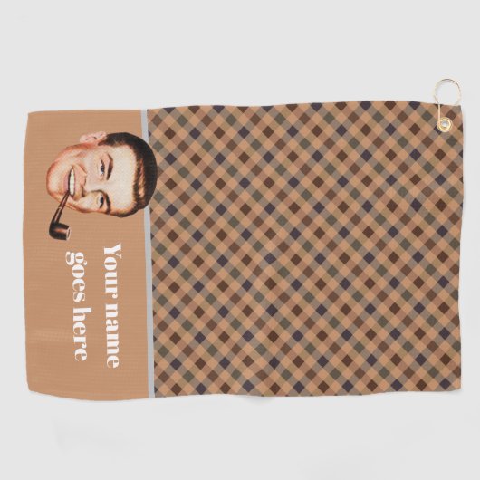 Golf Serviette dorée de Dick (Horizontal)