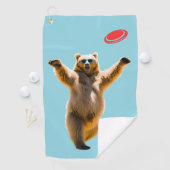 Golf Serviette Golfeur de disque d'ours (En situation)