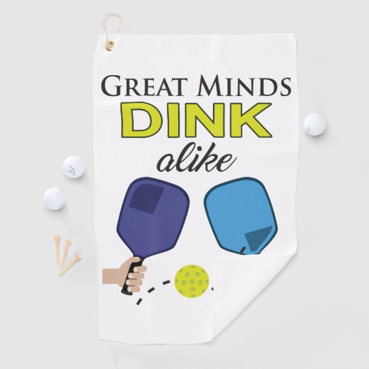 Golf Serviette semblable de Dink Pickleball Microfiber (En situation)