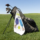 Golf Serviette semblable de Dink Pickleball Microfiber (Vert)