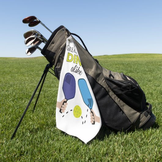 Golf Serviette semblable de Dink Pickleball Microfiber (Vert)