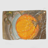 Golf set de serviette de bain citrouille d'automne hall (Horizontal)