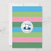 Golf Sexe Reveal Parte-tee Invitation (Dos)