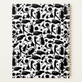 Golf Silhouette Motif Classic Noir & Blanc (Dos)