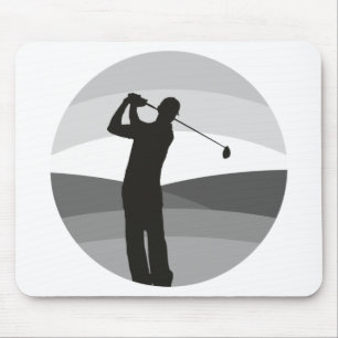 Golf Silhouette Muismat