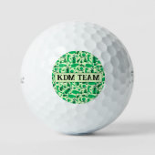 Golf Silhouette Pattern Classic Branding buisness  Golfballen (Voorkant)