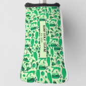 Golf Silhouette Pattern Classic branding buisness Golfheadcover (Draai 90)