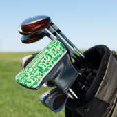 Golf Silhouette Pattern Classic branding buisness Golfheadcover (Insitu)