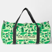 Golf Silhouette Pattern Classic branding buisness Plunjezak (Voorkant)