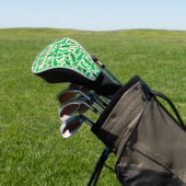 Golf Silhouette Pattern Classic team Golfheadcover (Insitu)