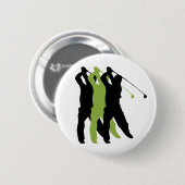 Golf Silhouette Ronde Button 5,7 Cm (Voorkant /achterkant)
