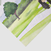 Golf Sinterklaas Kerstmis voor Pilot golffeest Tissuepapier (Detail)