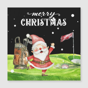 Golf Sinterklaas met golfballen op groen