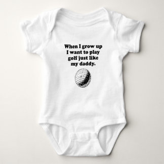 Golf spelen als mijn papa romper