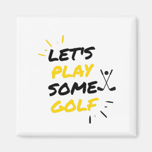 golf spelen magneet