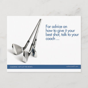 Golf Sports Briefkaart