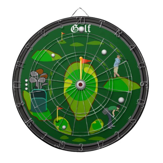 Golf Sports Dartboard Dartbord (Voorkant)