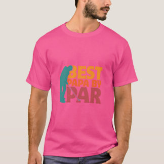 Golf Sports Golfer Coach Funny Golfing Papa Golf P T-shirt