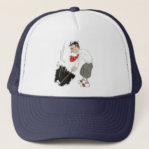  Golf Sports Humor, Funny Gekke Golfer Trucker Pet
