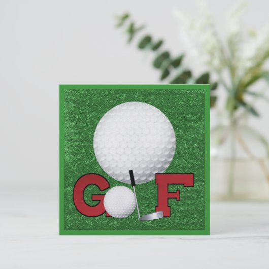 Golf - SRF Kaart (Staand voorkant)