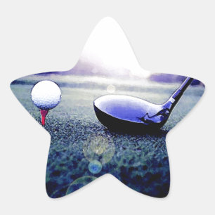 Golf Ster Sticker