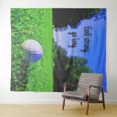 Golf sterk ga lange gras golfbal wandkleed (In Situ (horizontaal))