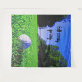 Golf sterk ga lange gras golfbal wandkleed (Voorkant (horizontaal))