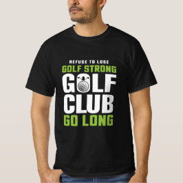 golf sterke golfclub T-shirt