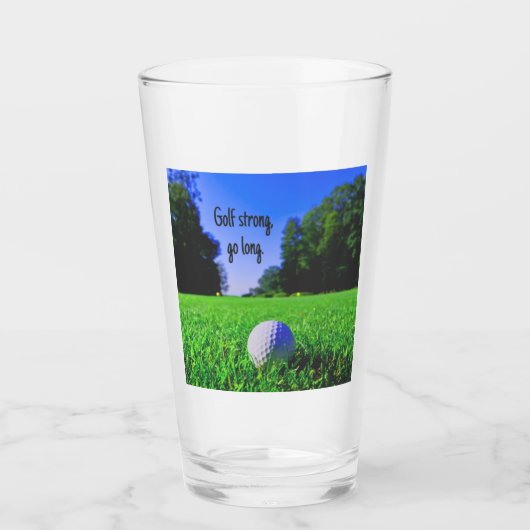 Golf sterke langwerpgolfbal glas (Voorkant)