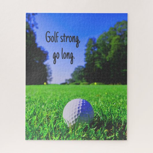 Golf sterke langwerpgolfbal legpuzzel (Verticaal)