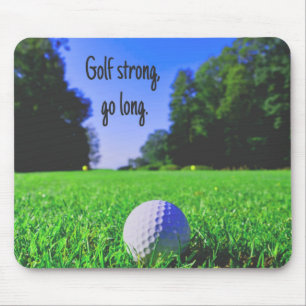 Golf sterke langwerpgolfbal muismat