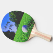 Golf sterke langwerpgolfbal tafeltennisbatje (Zijkant)