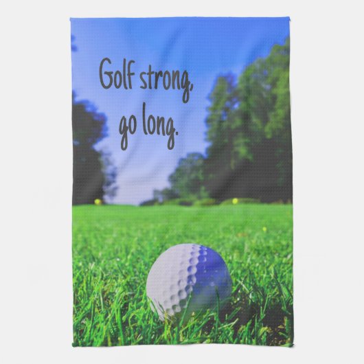 Golf sterke langwerpgolfbal theedoek (Verticaal)